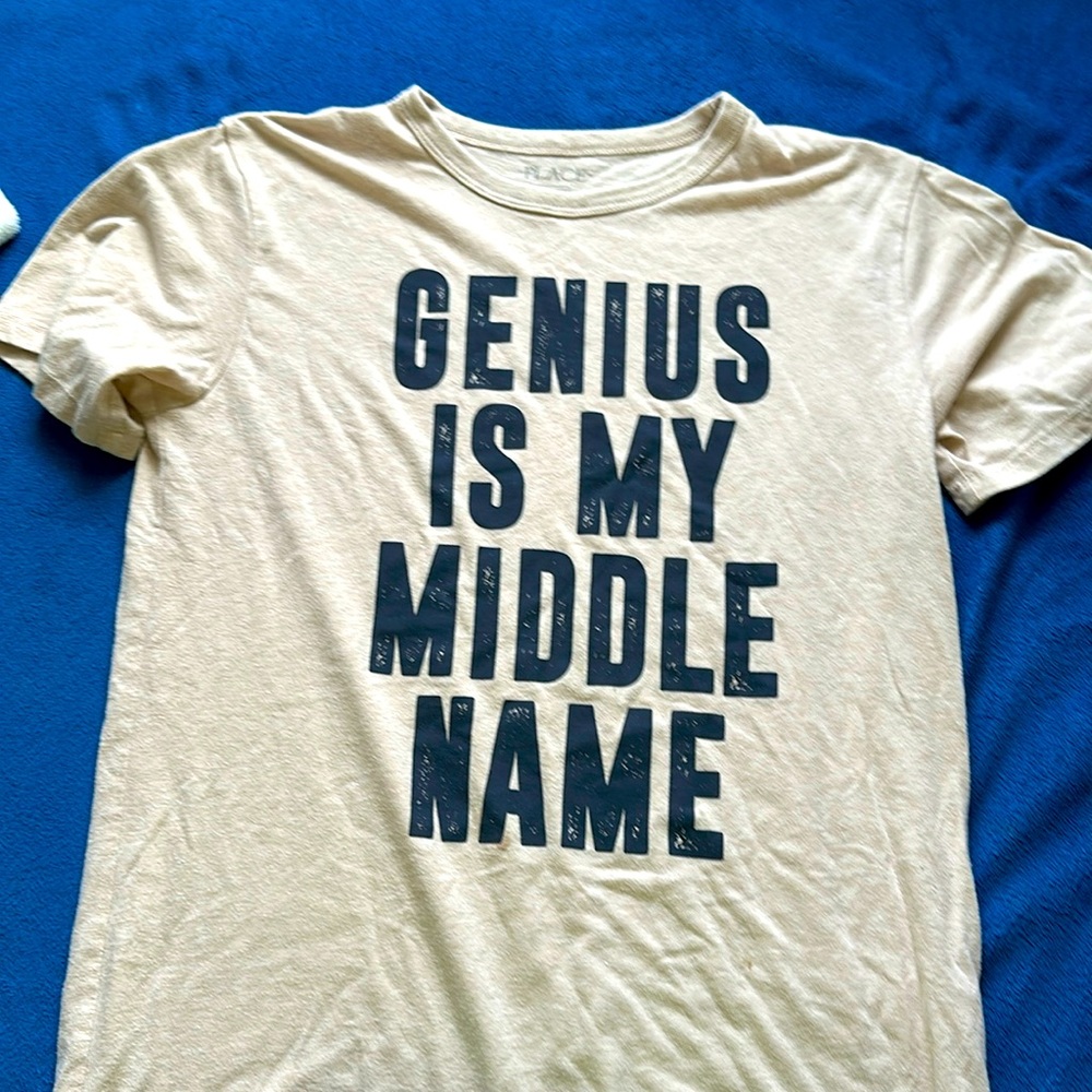 A shirt with a title that may explain your child